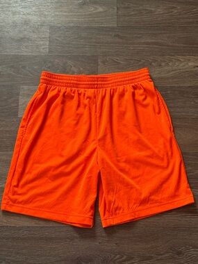 BCG Men’s Neon Orange Basketball Shorts XL